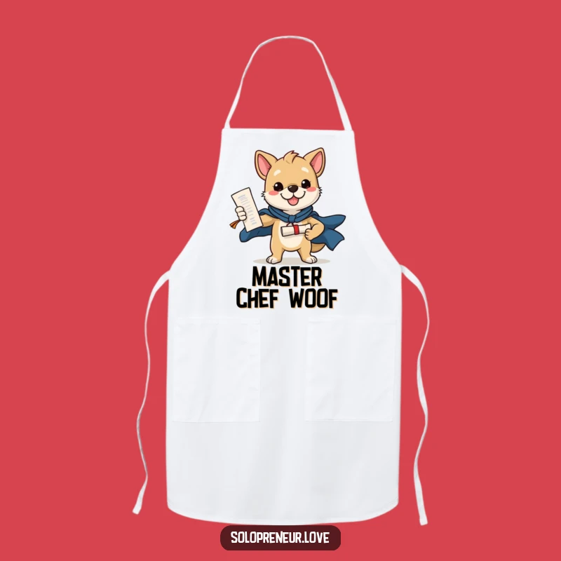 Funny Dog Apron: Cook with Confidence This Heroic Diploma Graduate Chefwear