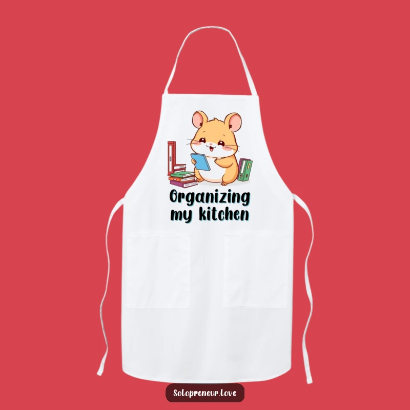 Funny Hamster Apron: Hilarious Organizer for a Whimsical Kitchen Gift