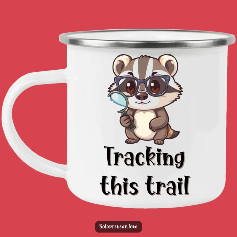 Funny Badger Explorer Camping Mug - Adventure Fuel, A Rugged Funny Gift
