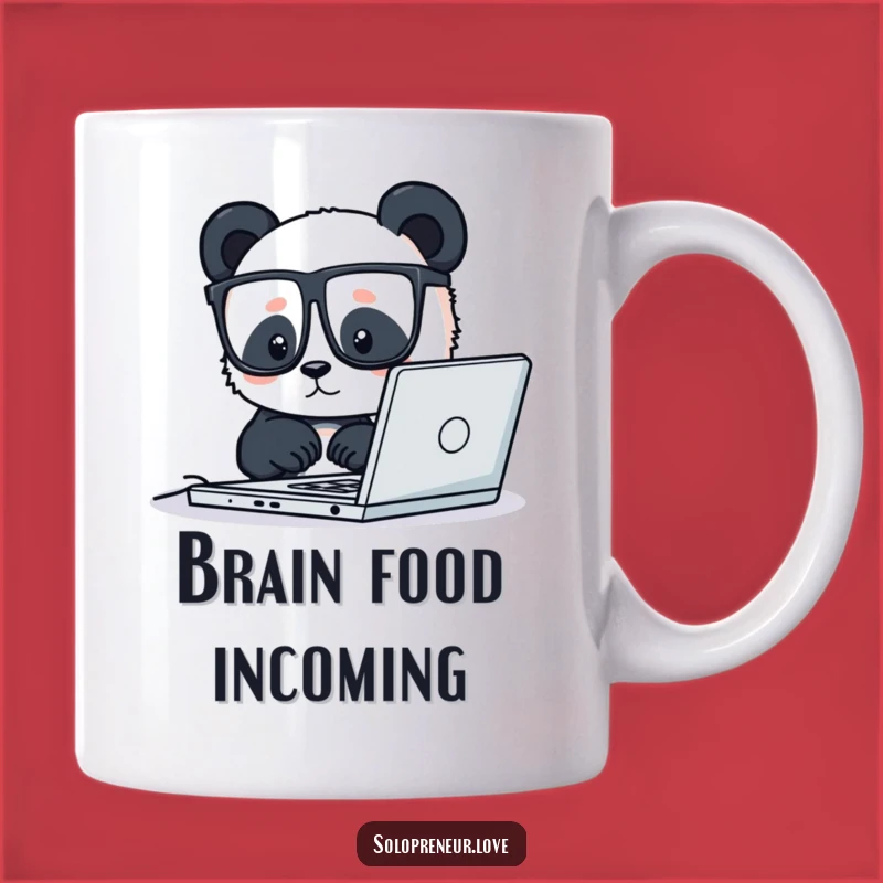 Funny Panda Coder Mug: Work Hard, Laugh Harder, Perfect Gift for Nerds