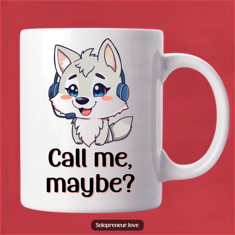 Funny Wolf Gamer Mug - Talk Strategy, A Hilarious Funny Gift for Pros