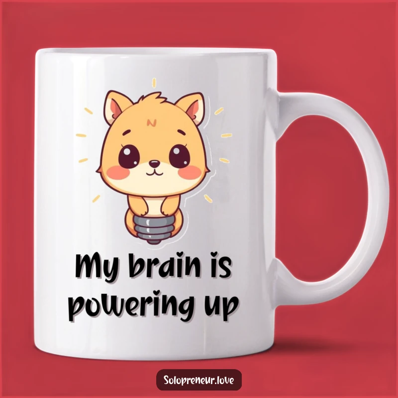 Funny Animal Lightbulb Mug - Brilliant Idea Gift for Curious Minds
