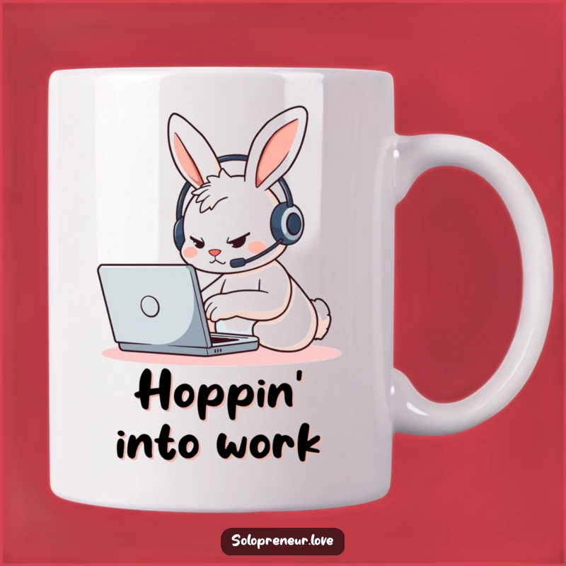 Funny Rabbit Coder Mug: A Hilarious Gift for Tech Enthusiasts