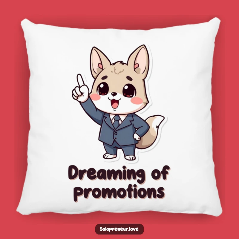 Funny Business Animal Pillow: Cozy Executive, Upward Pointer, Soft Funny Gift