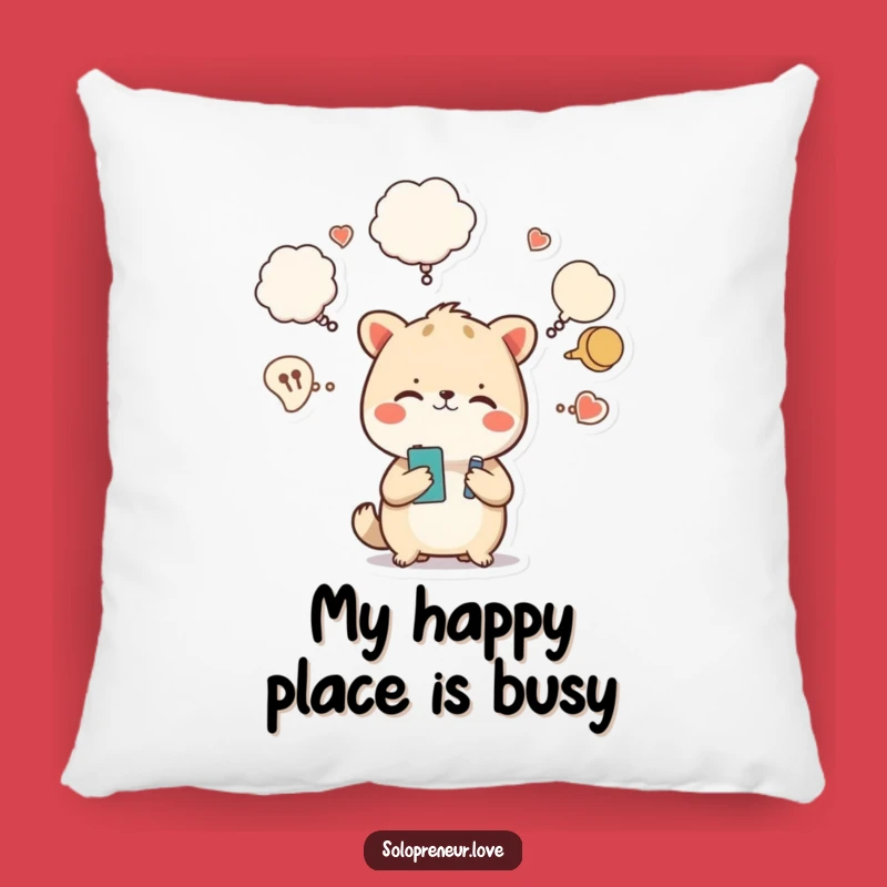 Funny Busy Animal Pillow: Comfy & Hilarious Multitasking Decor, Best Funny Gift!