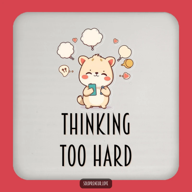 Funny Busy Animal Coasters: Protect Surfaces with Hilarious Multitasking Art!