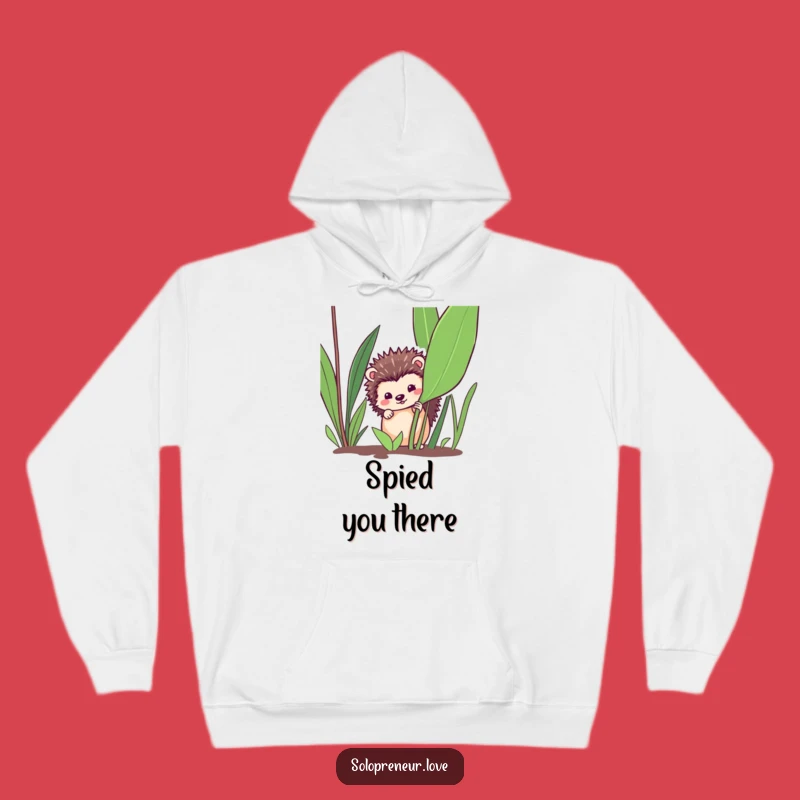 Cozy Funny Hedgehog Hoodie - Snuggle Up with a Cute Funny Gift