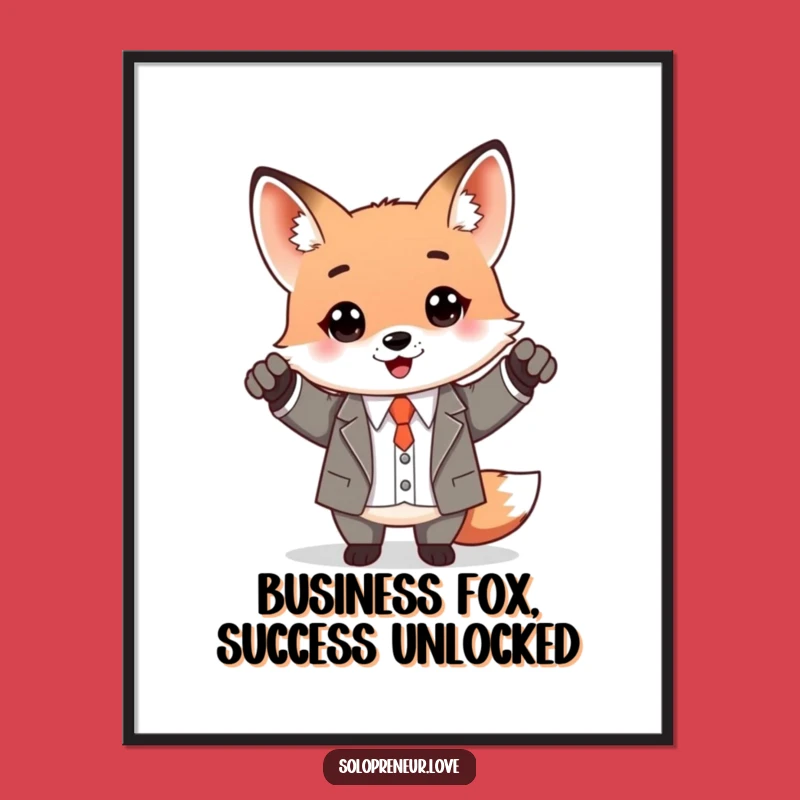 Free Printable Fox Business Success Wall Art - Funny Downloadable Decor