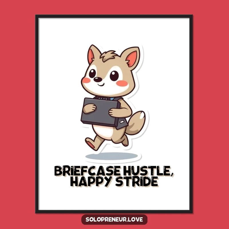 Funny Business Animal Printable Wall Art: Free Downloadable Motivational Decor