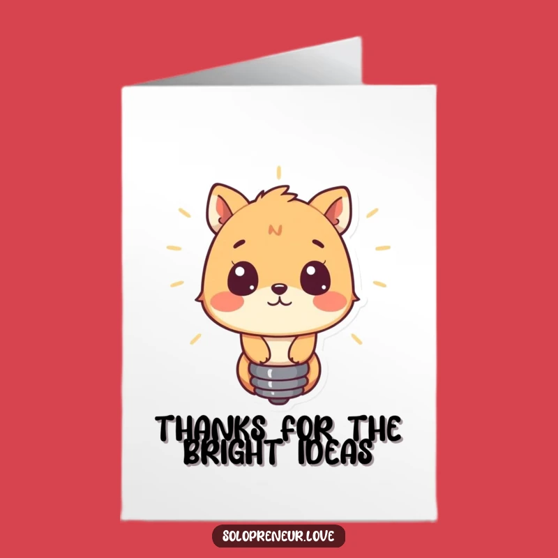 Free Printable Curious Animal Thank You Card: Expressing Gratitude with a Spark Downloadable Gift