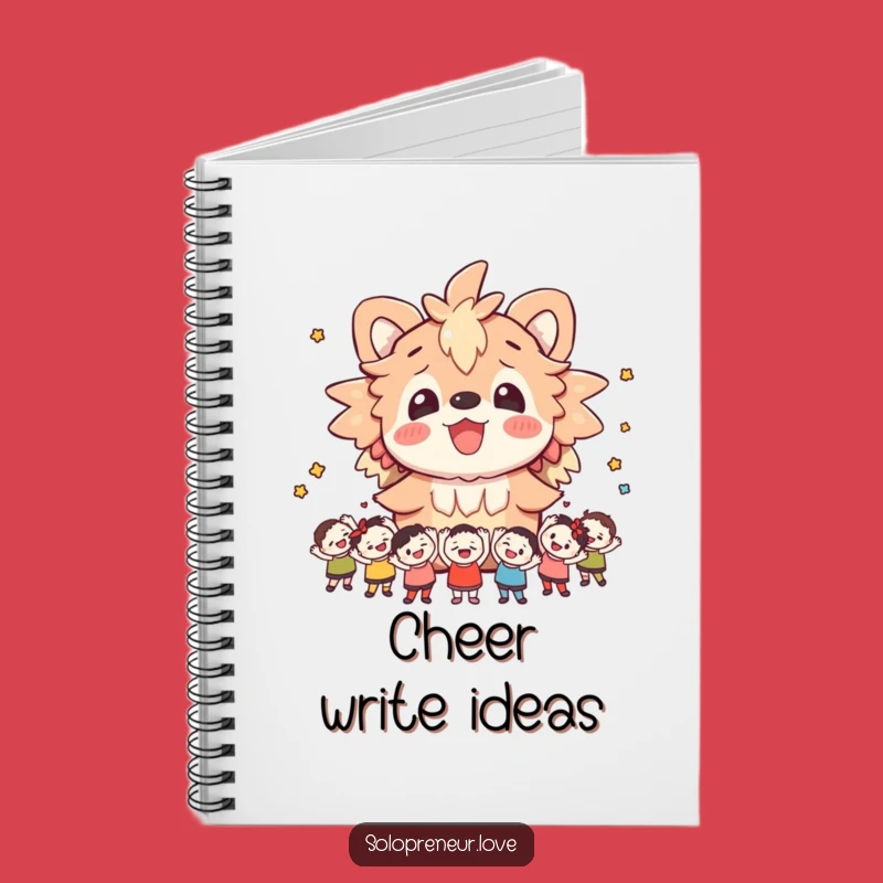 Funny Cheerful Creature Notebook: Fan Club Journal for Happy Notes
