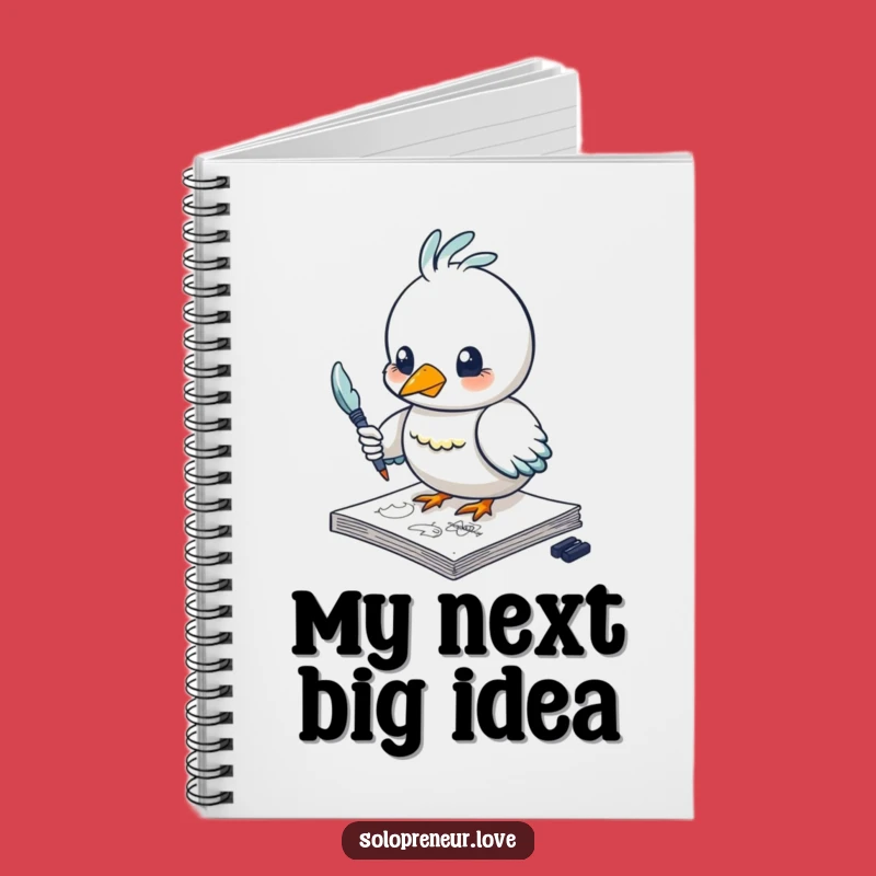 Funny Bird Notebook: Sketch Your Ideas with Creative Character Humor