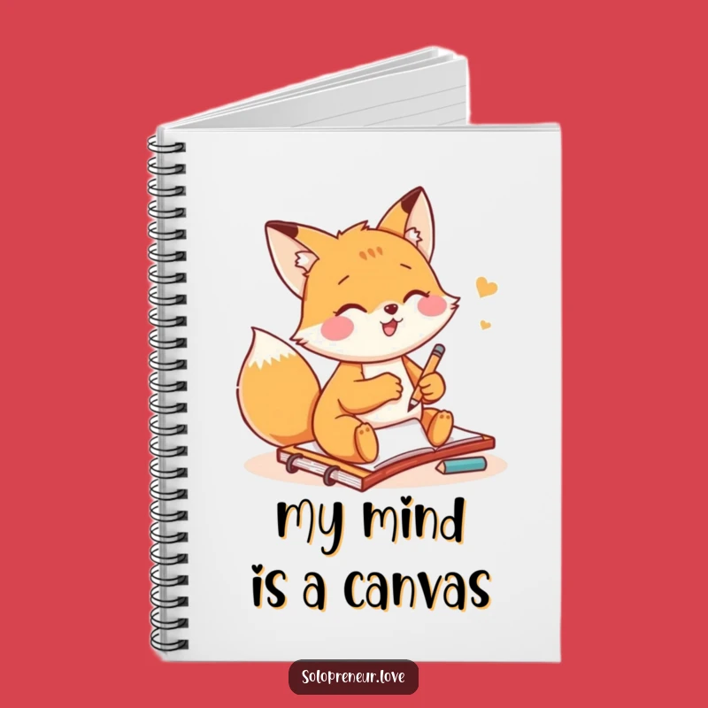Funny Fox Artist Notebook: Sketching Notepad for Your Masterpieces