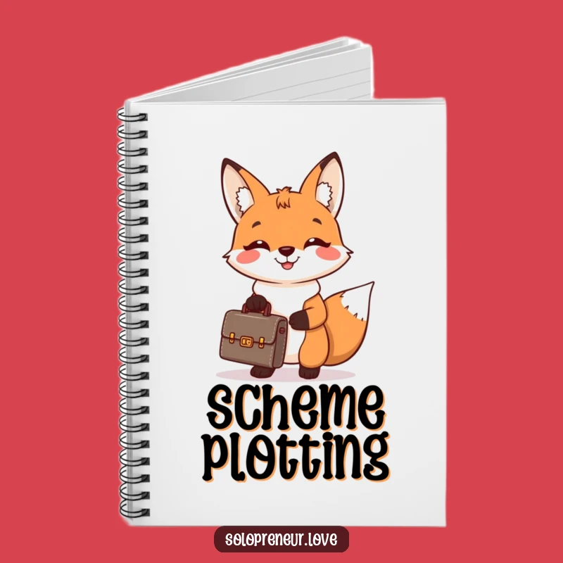 Funny Fox Business Notebook: Jot Down Deals with a Smile, Hilarious Stationery Gift