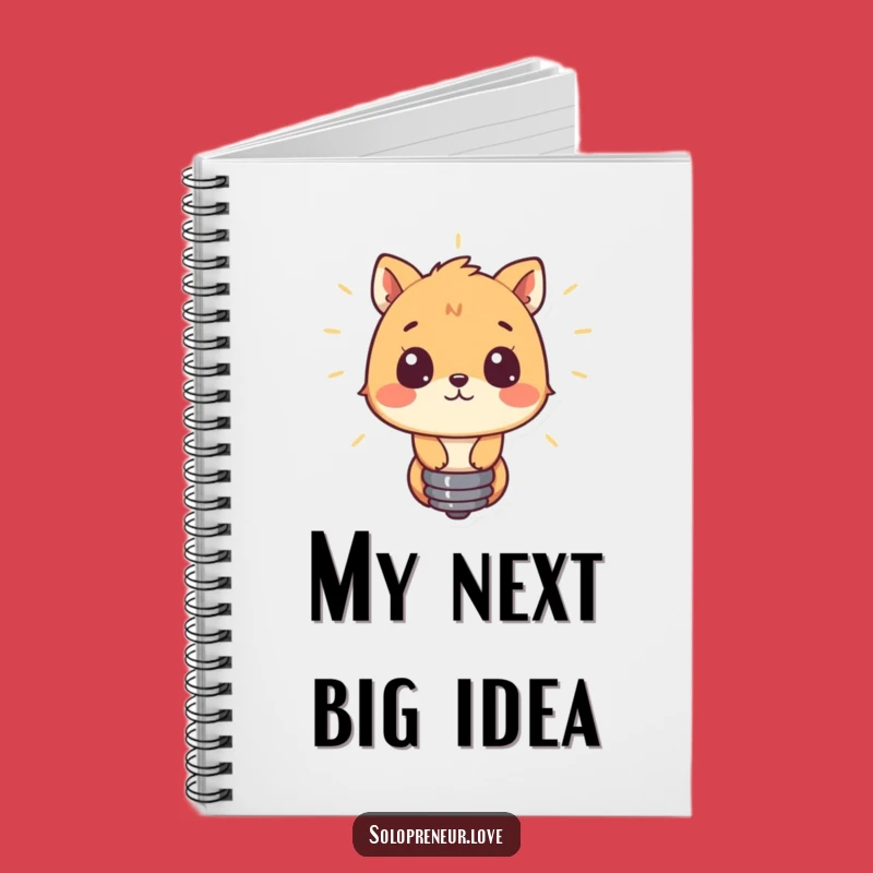 Funny Animal Lightbulb Notebook - Jot Down Your Brilliant Ideas
