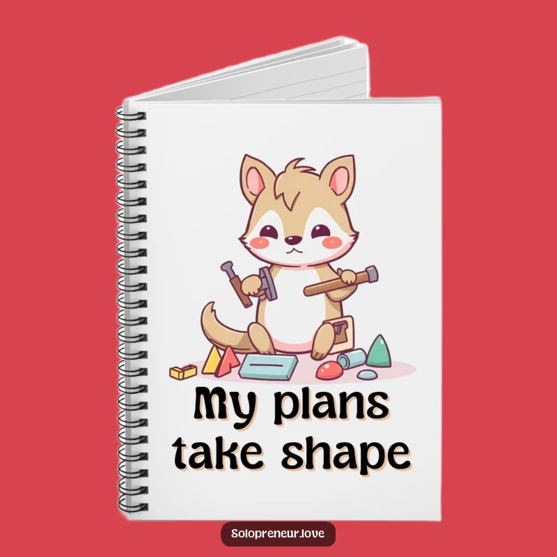 Funny Builder Animal Notebook: Creator Journal, Perfect Project Gift