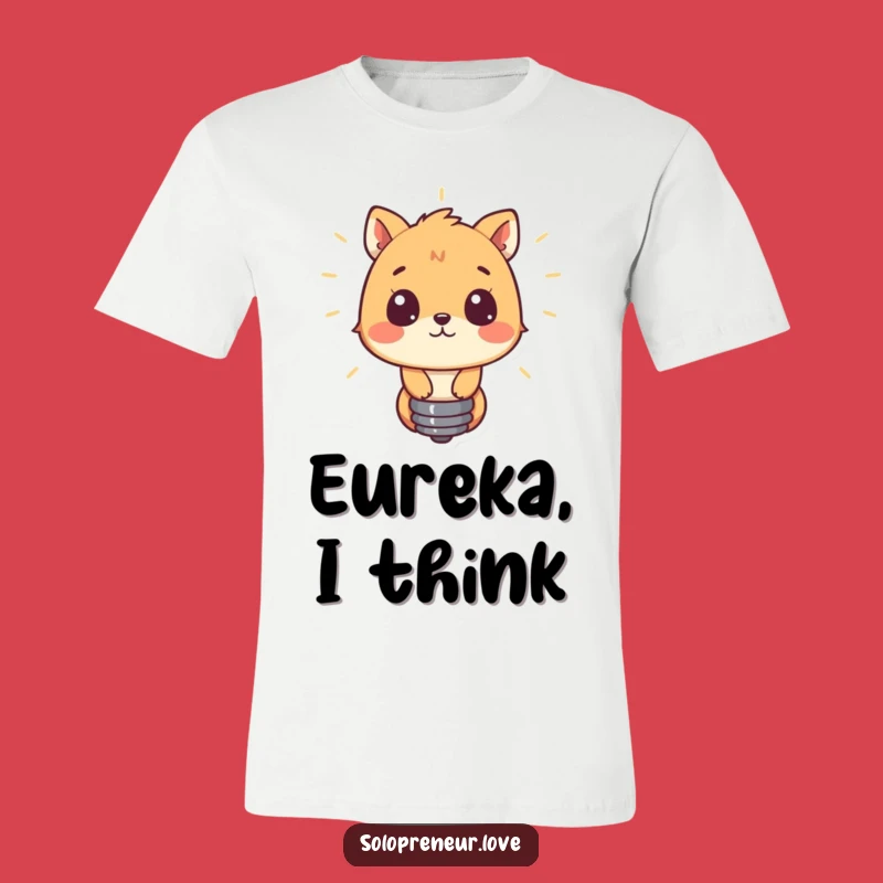 Funny Animal Lightbulb T-Shirt - Wear Your Eureka Moment with Pride