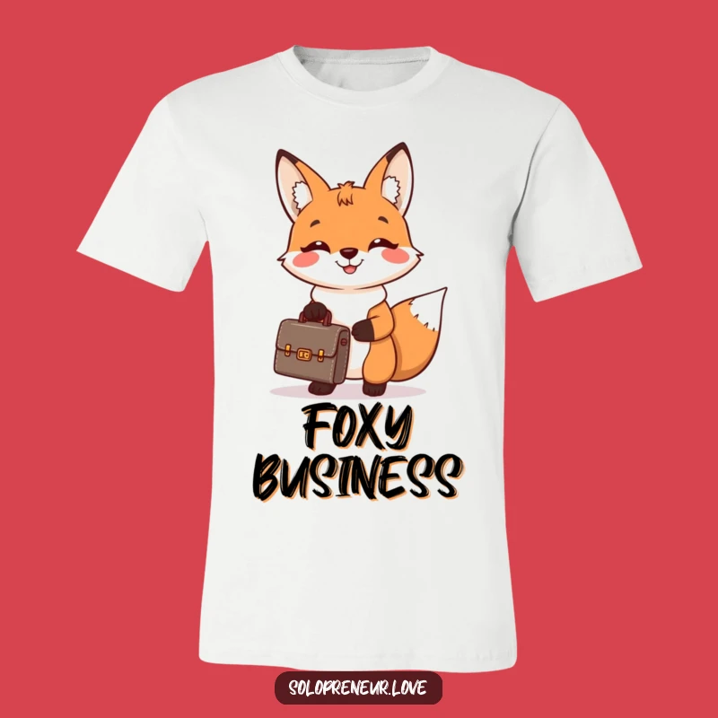 Funny Fox Mogul T-Shirt: Smarter Than the Average Fox, Hilarious Business Tee Gift
