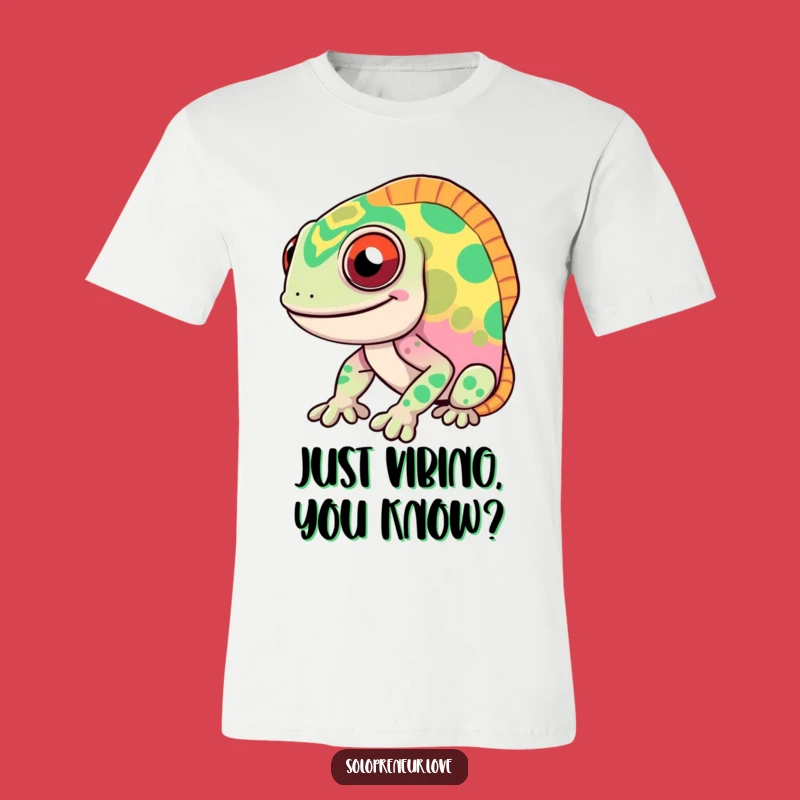 Funny Chameleon T-Shirt: Express Yourself with Rapid Color Change Humor