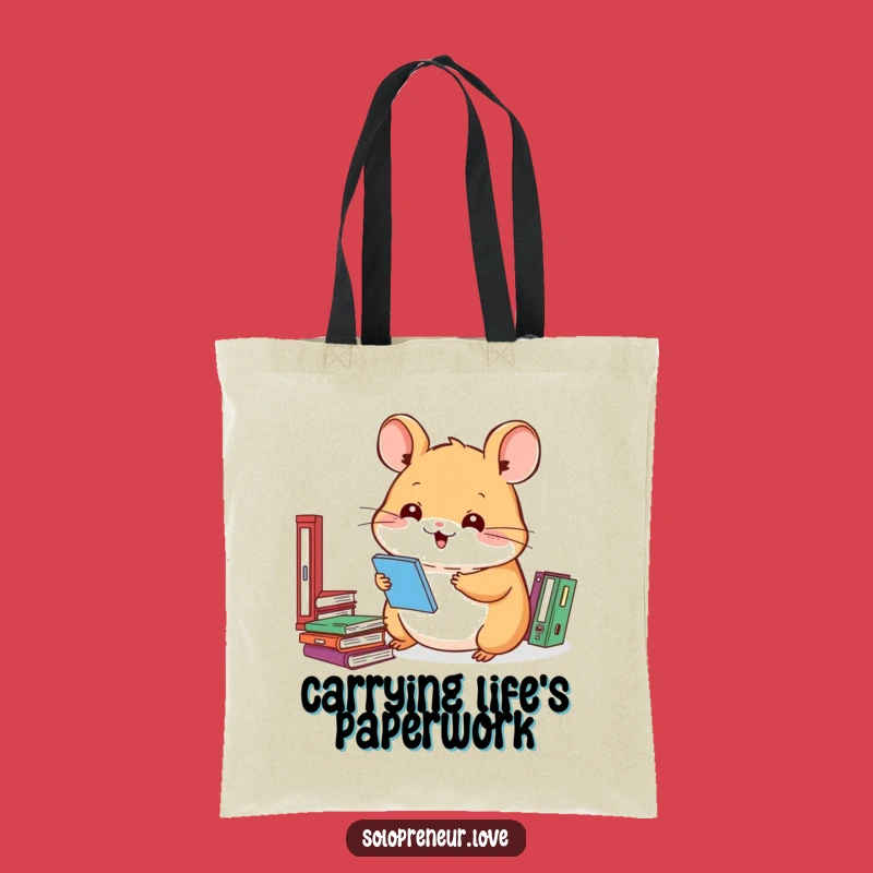 Funny Hamster Tote Bag: Stylish and Hilarious Organizer for Your Everyday Haul Gift