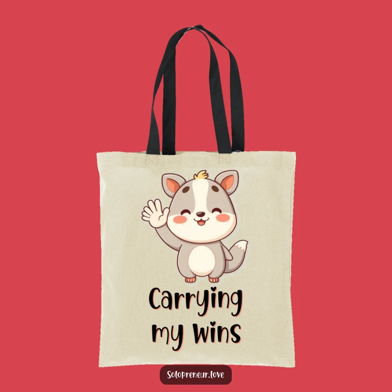 Funny Success Animal Tote Bag: Carry Your Victories, Practical Funny Gift!