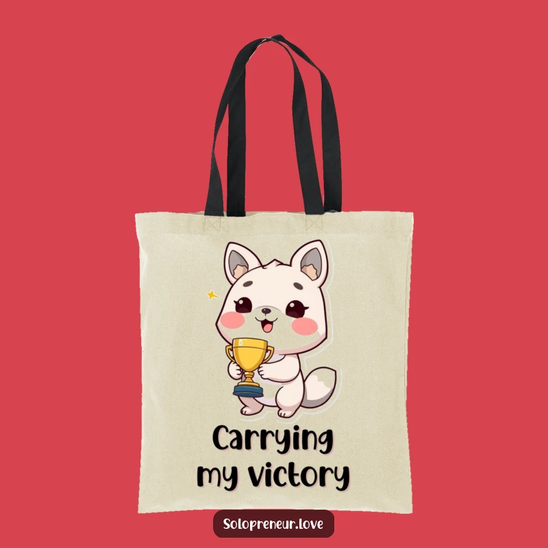 Funny Trophy Winner Animal Tote Bag: Carry Your Victories in Hilarious Style!