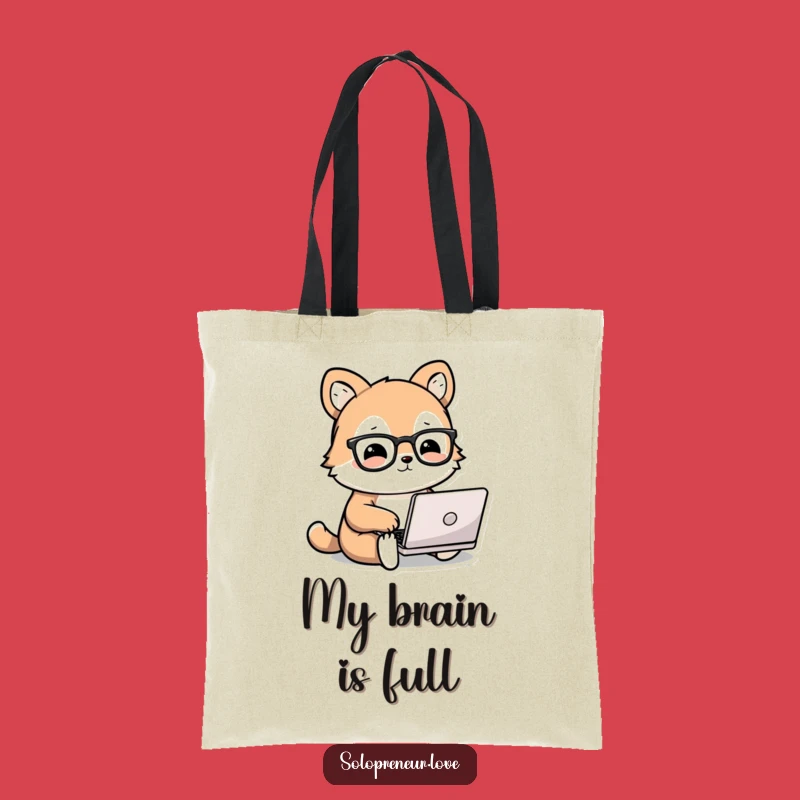 Funny Animal Laptop Tote Bag: Cute Carry-All, Perfect Gift for Students